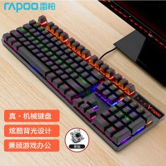雷柏（Rapoo） V500PRO 有线背光机械键盘 104键全尺寸游戏电竞笔记本